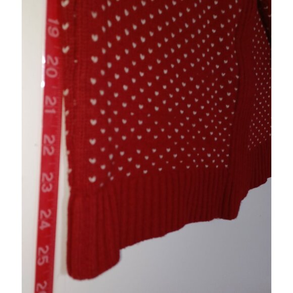 Eddie Bauer Holiday Nordic Fair Isle Birdseye Sweater Womens M Wool Blend Cozy - Picture 7 of 8